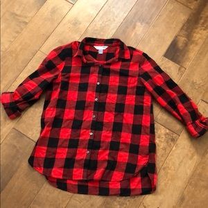 Plaid button up